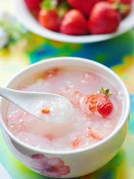 冰糖草莓粥