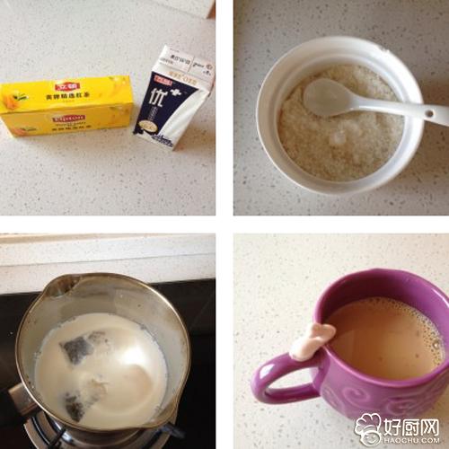 自制奶茶的做法步骤_1